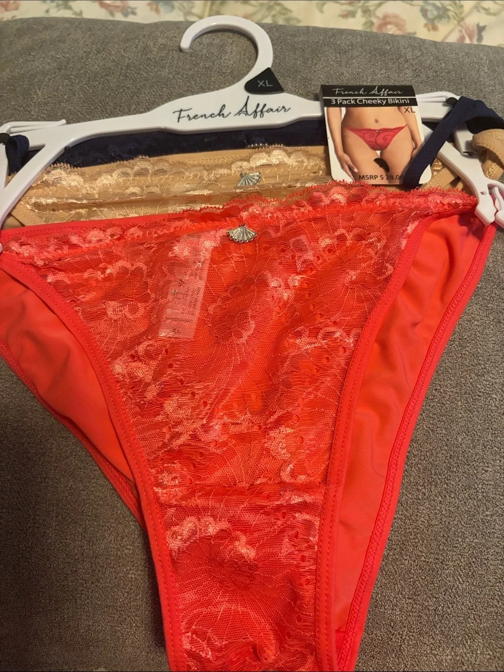 🌴French Affair Cheeky Bikini 3 Pack Size XL